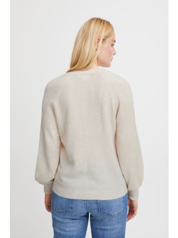 ICHI Strickjacke IHKAMARA Loose fit in Cloud Dancer