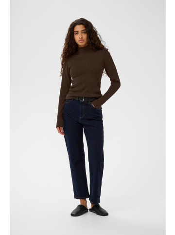 InWear Strickpullover YenahIW Tight fit in Coffee Brown Melange