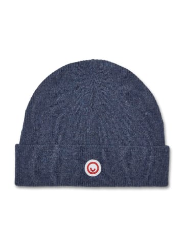 MANITOBER Strick Beanie in Blue