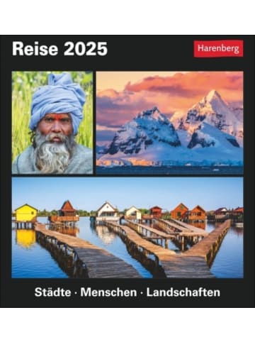 Harenberg Kalender - Reise Tagesabreißkalender 2025 - Kulturkalender - Städte,