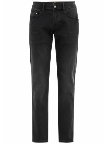 Camel Active Slim Fit 5-Pocket Jeans in Schwarz