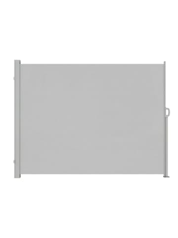 SONGMICS Seitenmarkise Sheld in Hellgrau - (B)350 x (H)160 cm