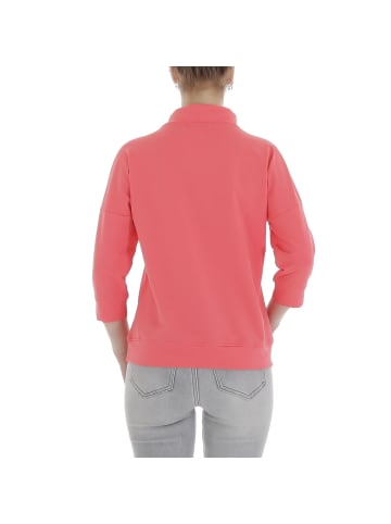 Ital-Design Pullover in Coral