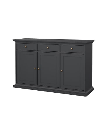 ebuy24 Sideboard Venedig Grau 144 x 47 cm