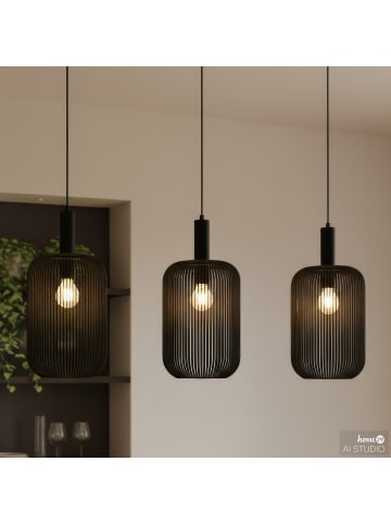 home24 Pendelleuchte ONI in Schwarz