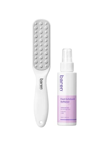 BARENA Fußpflegeset BAREN Fußpeeling- und Weichmacher-Set, 150 g