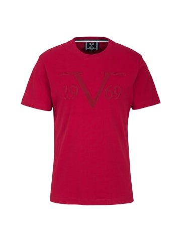 19V69 Italia by Versace Rundhalsshirt Stefano in rot