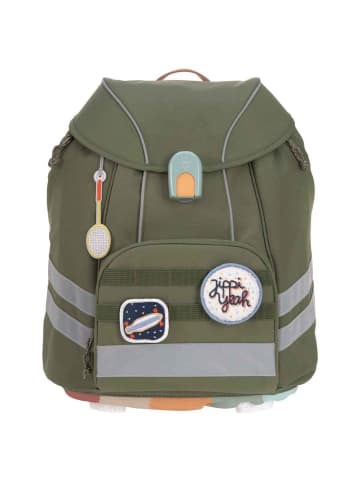 Lässig School Set Flexy Unique - Schulranzen Set 7tlg. (Speckles Berry) in Olive