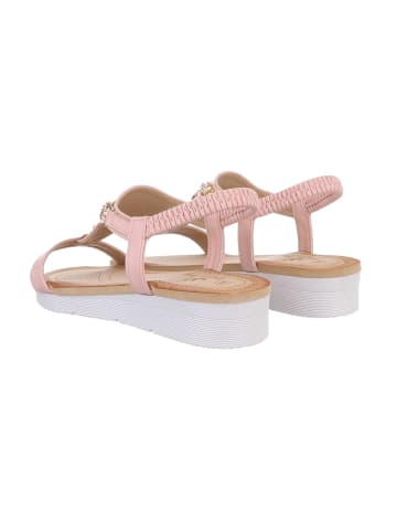 Ital-Design Sandale & Sandalette in Altrosa