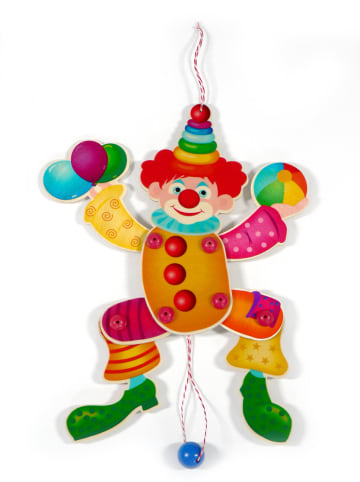 Hess Holzspielzeug  Hampel-Clown Kunterbunt