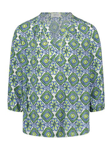CARTOON Casual-Bluse mit Muster in Green/Blue