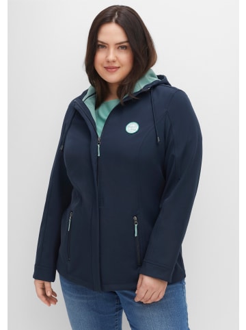 sheego Softshelljacke in nachtblau