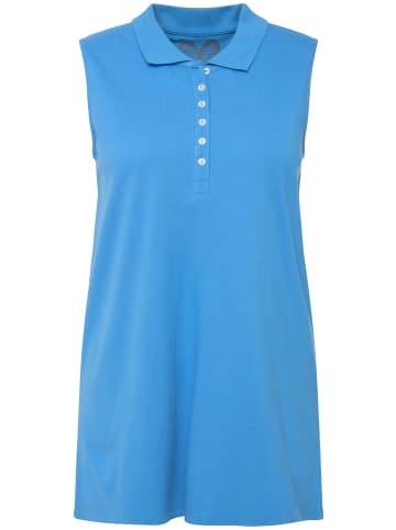 Ulla Popken Poloshirt in himmelblau