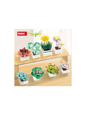 Reobrix WOMA Sukkulenten Pflanzen Klemmbausteine W8842