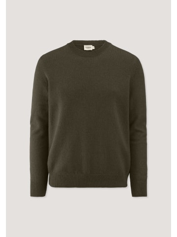 Hessnatur Strick Pullover in vintage oliv