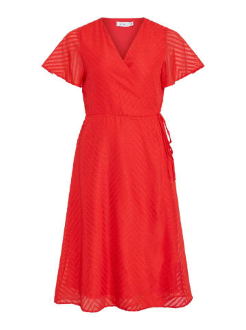 Vila Wickelkleid in Poppy Red