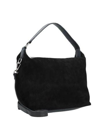 Cowboysbag Creston Schultertasche Leder 32 cm in black-black