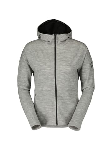 SCOTT Kapuzensweat W COMMUTER MERINO HOODY in Hellgrau