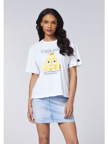 emoji T-Shirt in Weiß