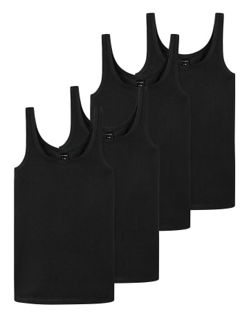 Schiesser Unterhemd 95/5 Organic Cotton in Schwarz