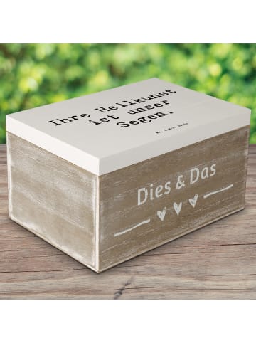 Mr. & Mrs. Panda Aufbewahrungsbox Spruch Arzt Segen mit Spruch in Weiß