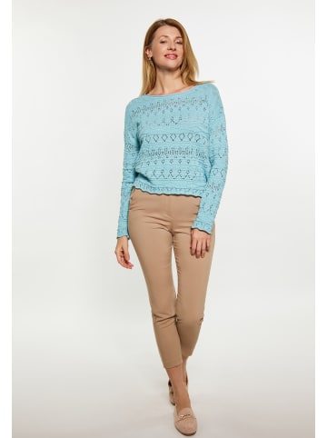 Usha Pullover in Aqua