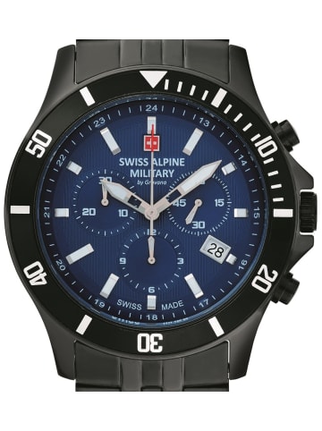 Swiss Alpine Military by Grovana Analoguhr für Herren in Schwarz