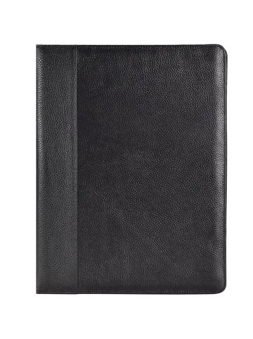 Dermata Schreibmappe II Leder 32 cm schwarz