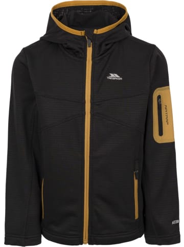 Trespass Kinder Softshelljacke "Timorous Fleece At200" in Schwarz
