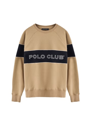 Polo Club Sweatshirt in Braun