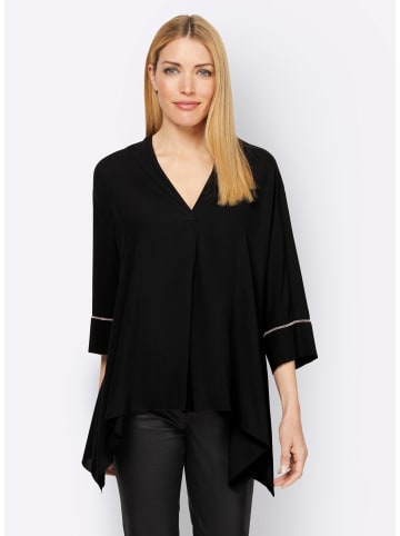 Heine Bluse in schwarz