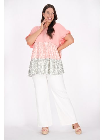 Usha Women Plus Size Blouse in Pink