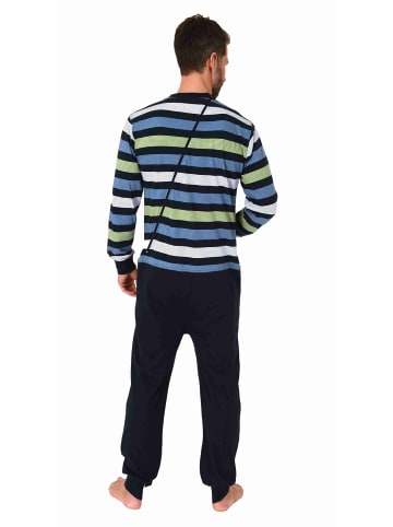 NORMANN Pflegeoverall langarm Reissverschluss - 73678 in marine