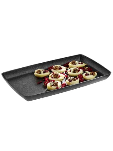 APS GN 1/1 Schale FROSTFIRE in schwarz - 53 x 32,5 cm, H: 4,5 cm 4,5 Liter