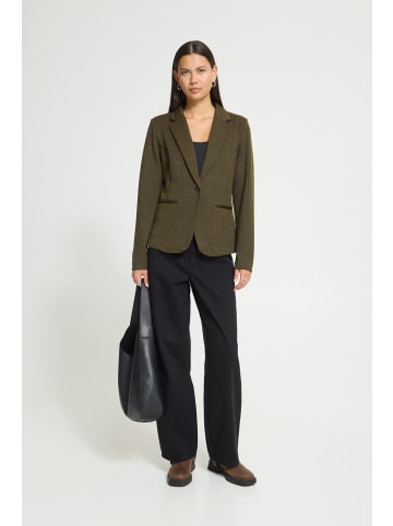 ICHI Blazer IHKATE Tight fit in Black/Lizard Herringbone