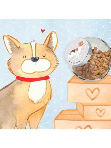 Mr. & Mrs. Panda Leckerli Dose Foxhound Moment ohne Spruch in Grau Pastell