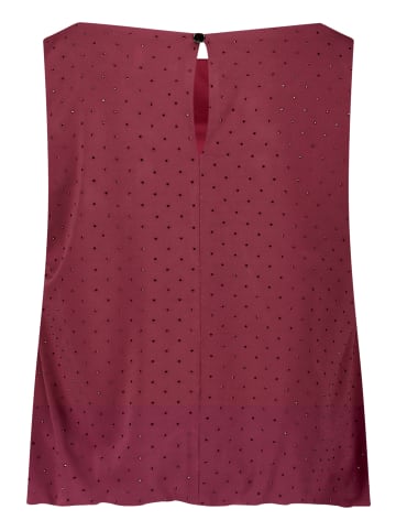 Vera Mont Blusentop im Glitzer-Look in Deep Dahlia