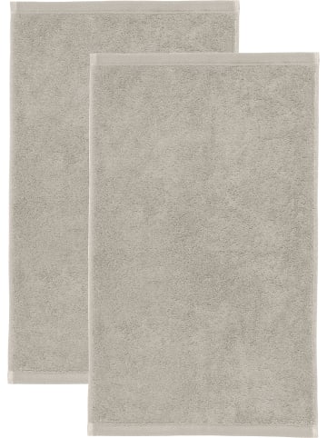 Erwin Müller Frottier Gästetuch 2er-Pack Heidenheim in stein