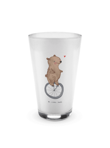 Mr. & Mrs. Panda Glas Bär Einrad fahren ohne Spruch in Transparent