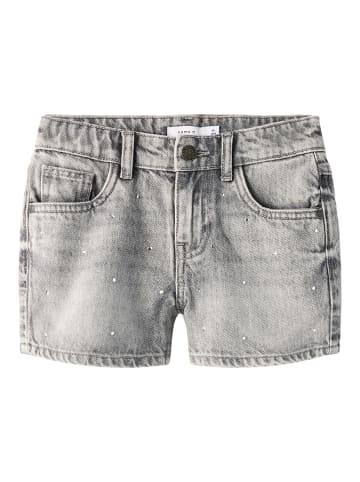name it Jeanshorts NKFROSE REG DNM SHORTS 6042-AC in light grey denim