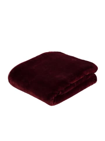 Gözze Wohndecke Cashmere-Feeling 130x170cm in bordeaux