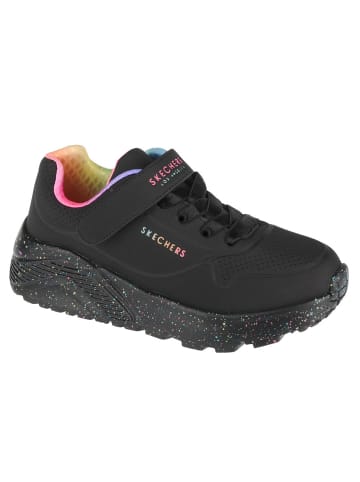 Skechers Skechers Uno Lite Rainbow Specks in Schwarz