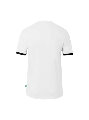 uhlsport  Trainings-T-Shirt Equipe 29 in weiß/steingrau/schwarz