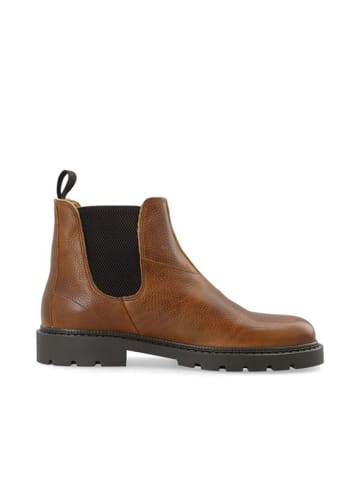Bianco Chelsea Boots in Cognac