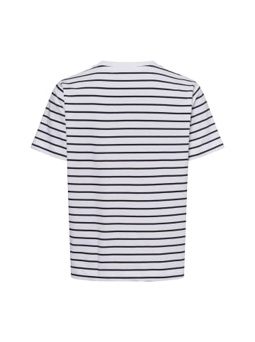 SAMSOE & SAMSOE T-Shirt Camino in weiß marine