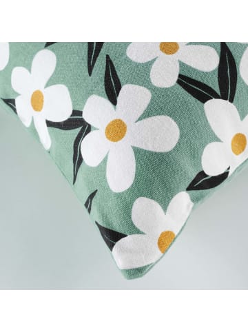 Douceur d’Intérieur Baumwollkissenbezug in grün