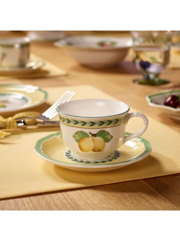 Villeroy & Boch 6er Set Kaffee-/Teeuntertassen French Garden Fleurence ø 14,5 cm in bunt