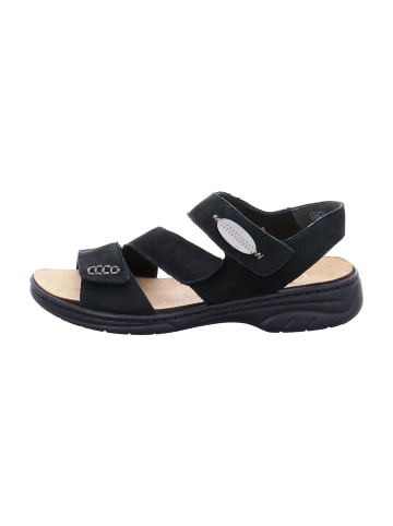 rieker Komfort Sandalen in Schwarz