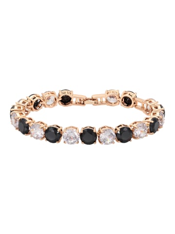 faina Women Bracelet in Rose Gold Black