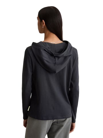 Marc O'Polo DENIM Kapuzen-Longsleeve relaxed in Blue Depths